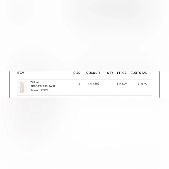 Aritzia Light Pink Tailored Trousers - Picture 5 of 5